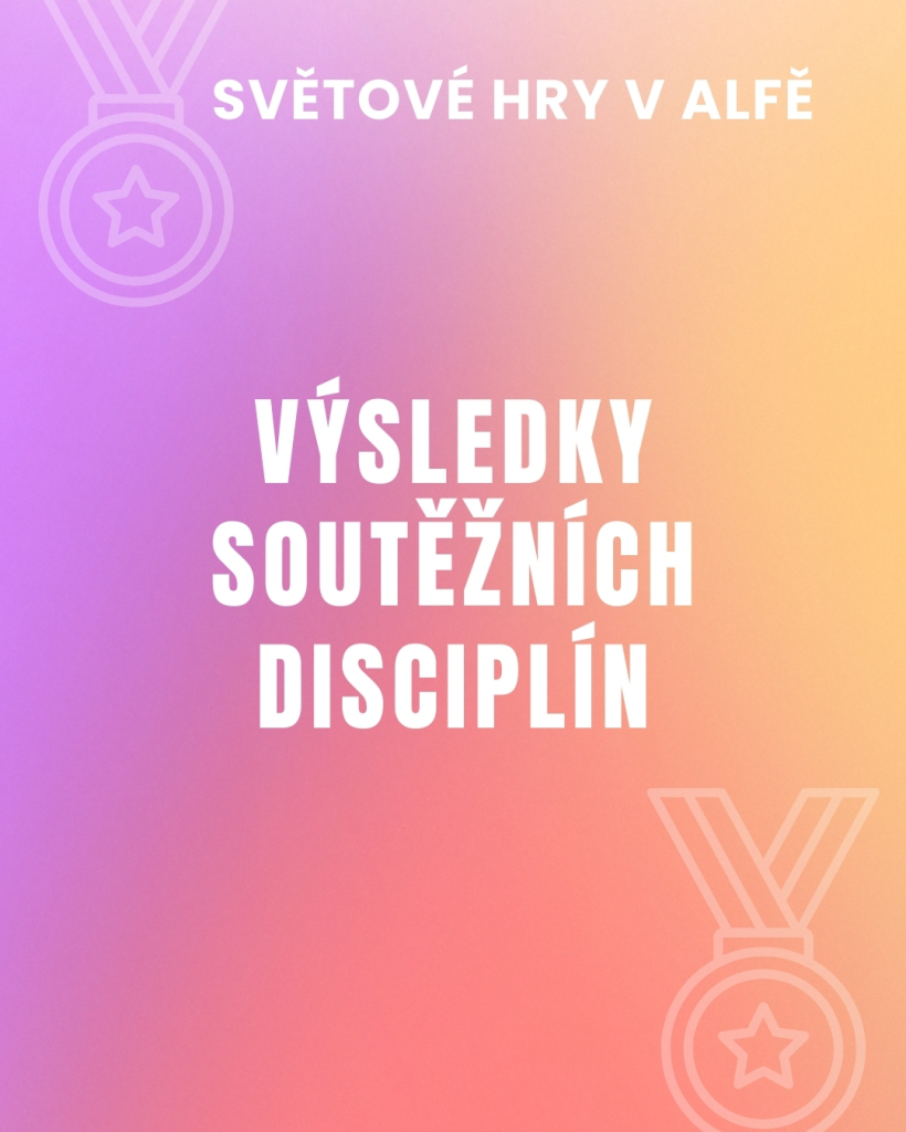 Výsledky - světové hry v ALFĚ 