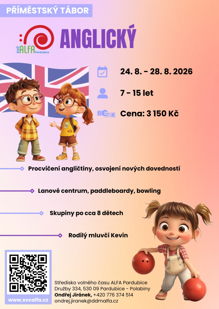 Příměstský anglický tábor