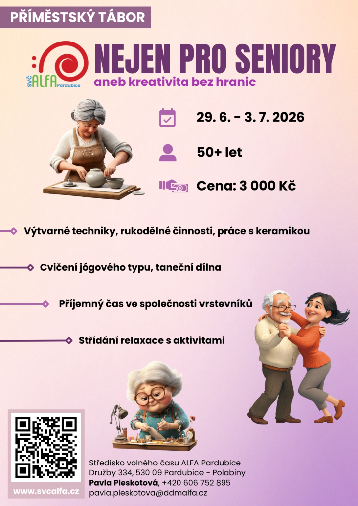 Příměstský tábor pro seniory aneb Kreativita bez hranic