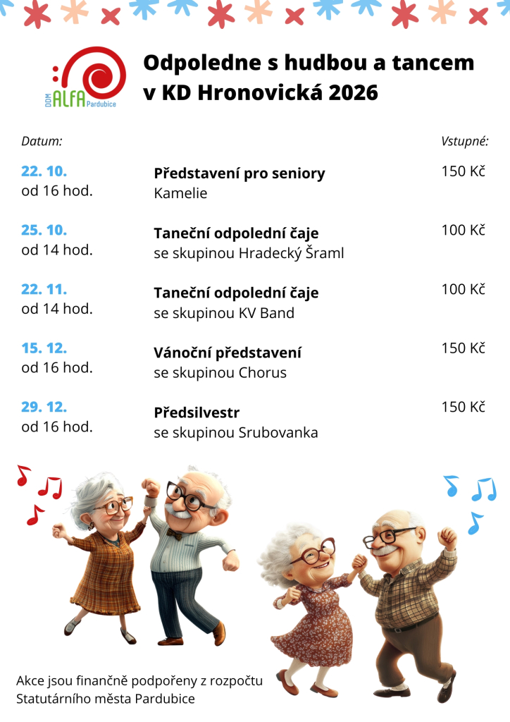 Taneční odpolední čaje 