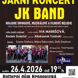 Jarní koncert JK Bandu I 26. 4. 2026 