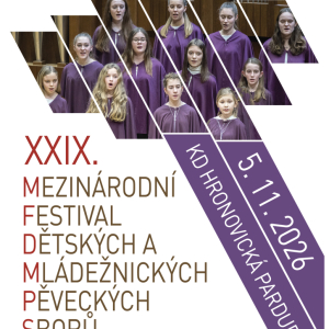 Festival dětských pěveckých sborů Pardubice I 5. 11. 2026 